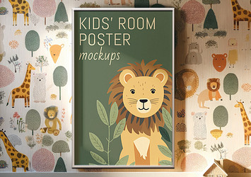 Kids' Room Poster Mockups