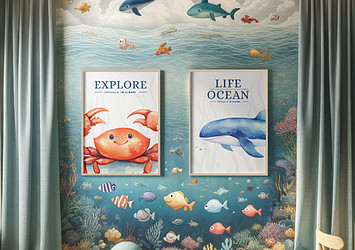 Kids' Room Poster Mockups