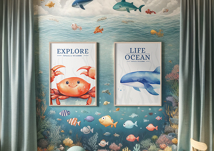 Kids' Room Poster Mockups