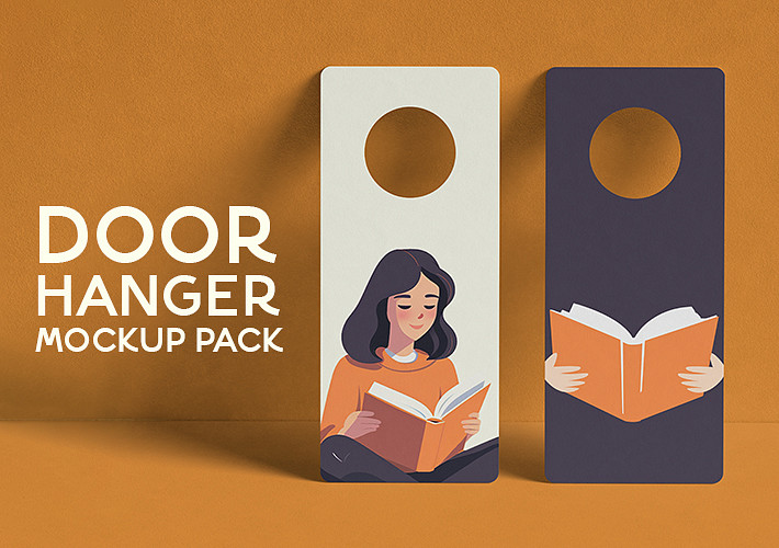 Door Hangers Mockup Pack