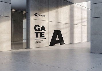 Building Facade Logo Holders