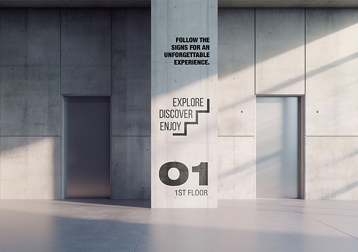 Building Facade Logo Holders