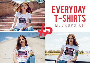 Everyday T-shirts Mockups Kit