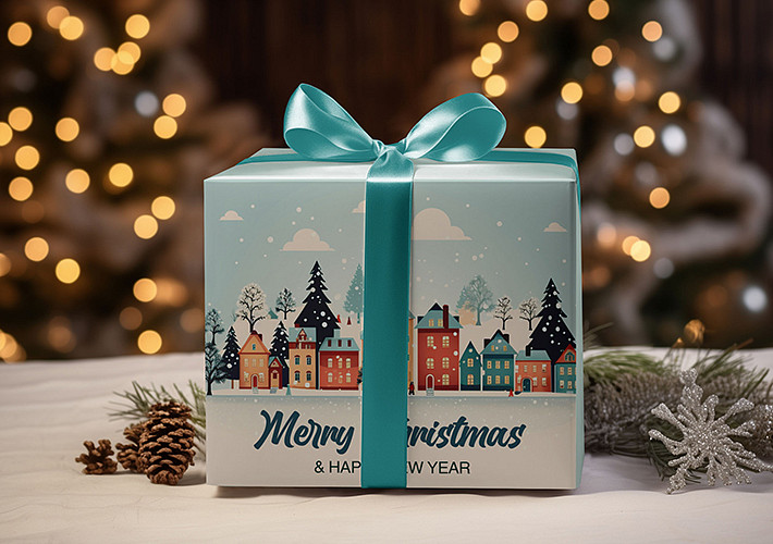 Festive Christmas Gift Mockups