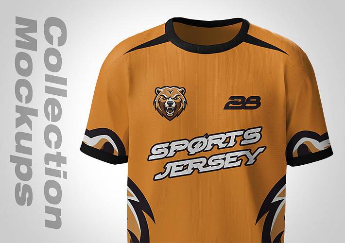 Sports Jersey Collection Mockups
