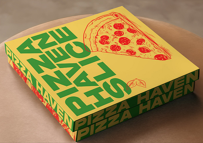 Pizza Packaging Mockups