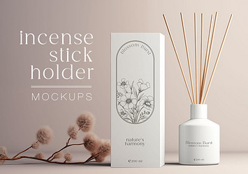 Incense Stick Holder Mockups