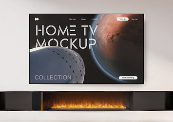 Home TV Mockup Collection