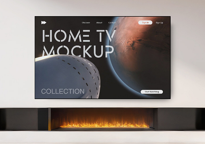 Home TV Mockup Collection