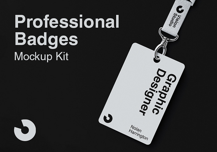 Professional Badges Mockup Kit