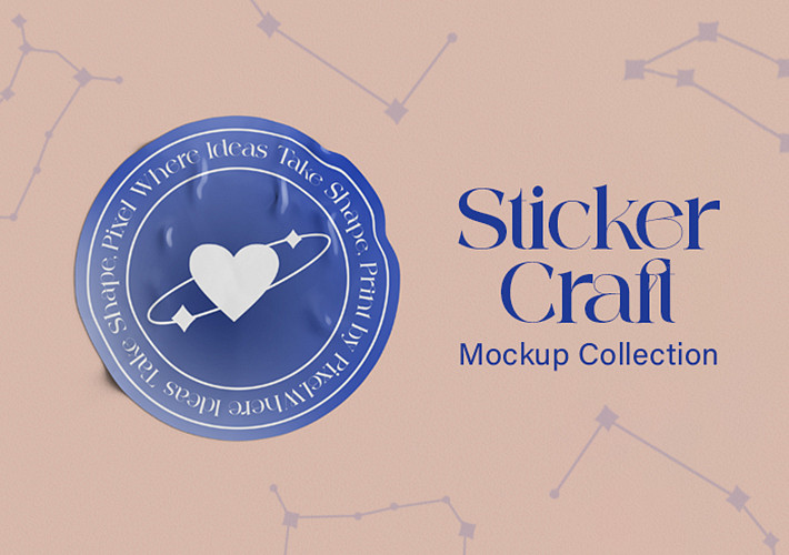 Sticker Craft Mockup Collection