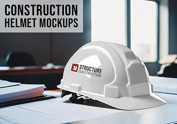 Construction Helmet Mockups