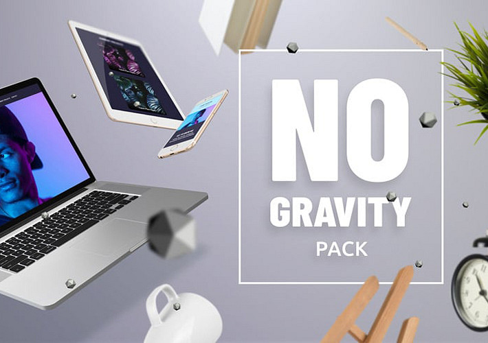Zero Gravity Mockup Pack