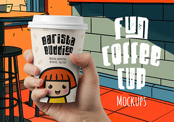 Fun Coffee Cup Mockups