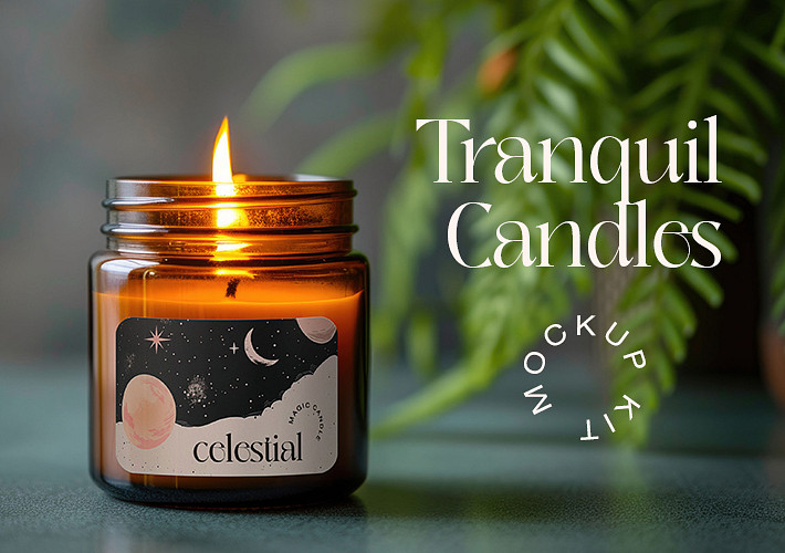 Tranquil Candles Mockup Kit