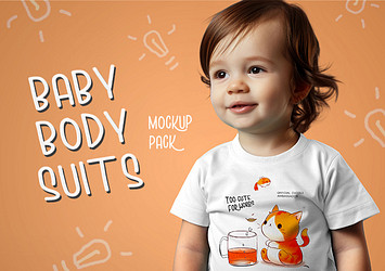 Baby Bodysuits Mockup Pack
