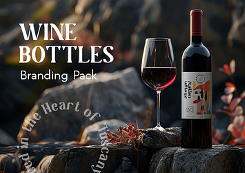 Wine Bottles Branding Pack