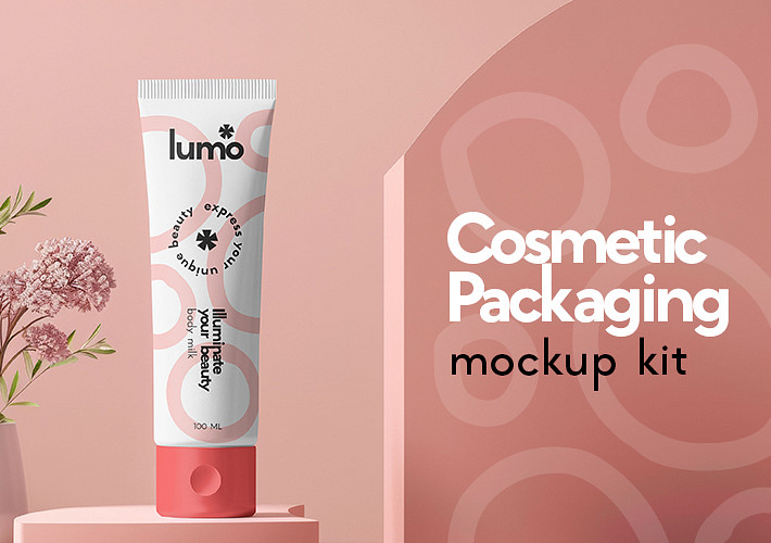 Cosmetic Packaging Mockup Kit