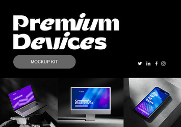 Premium Devices Mockup Kit