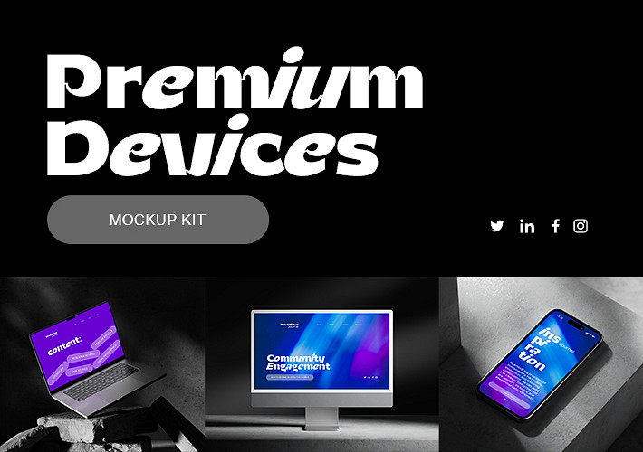 Premium Devices Mockup Kit