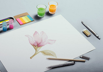 Watercolor Art Mockup Pack
