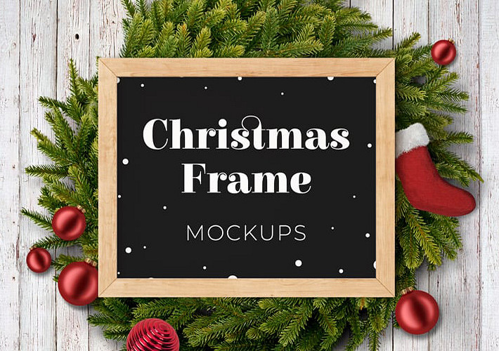 Christmas Frame Mockups