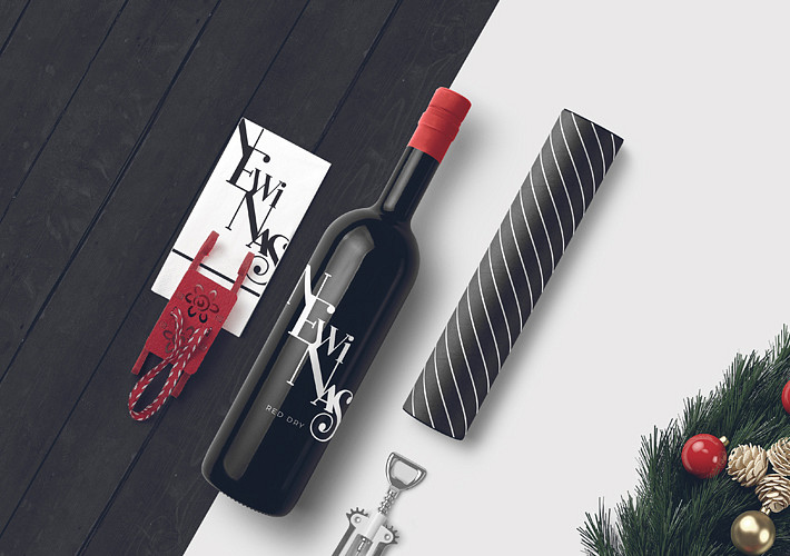 New Year Beverage Mockups