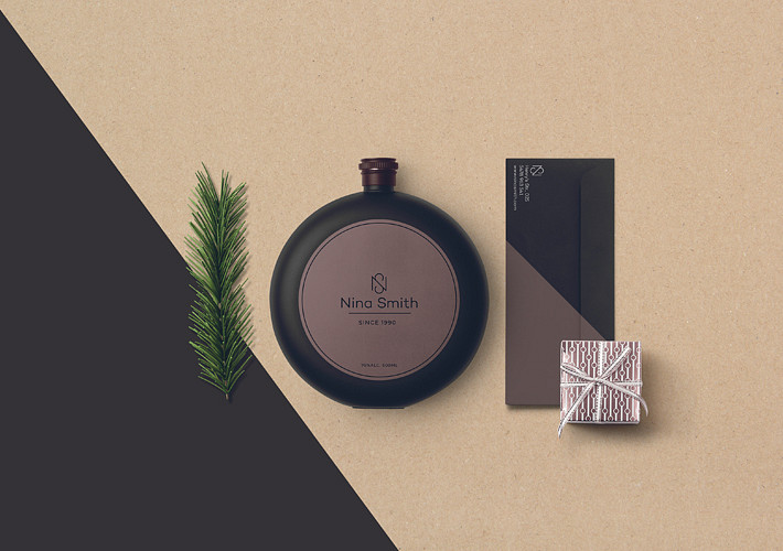 New Year Beverage Mockups