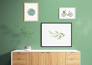 Minimal Interior Mockup Set