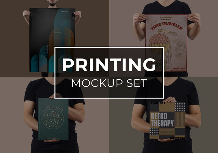 Printing Mockup Set