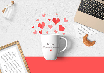 Festive Valentine Mockup Pack