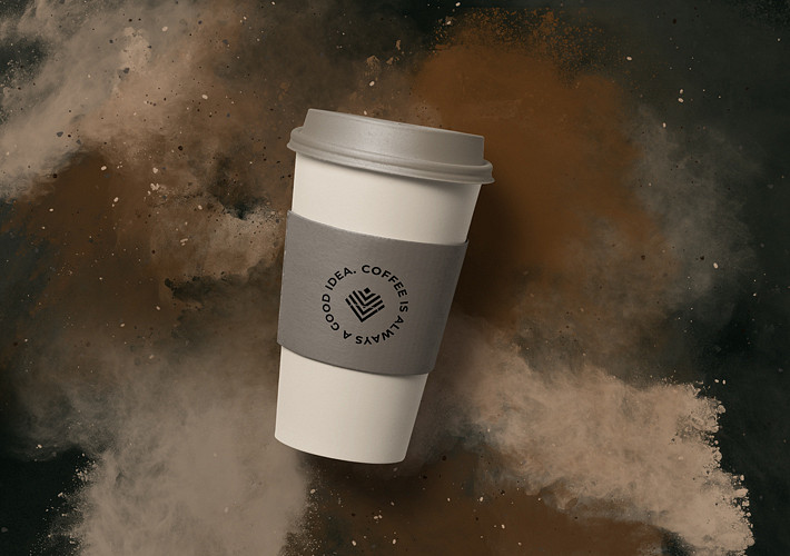 Monochrome Smoke Background Mockups