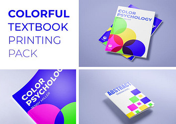 Colorful Textbook Printing Pack 