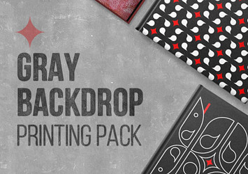 Gray Backdrop Printing Pack