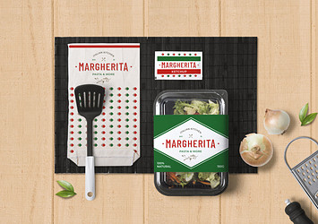Italian Food Delivery Kitchen Mockup Pack