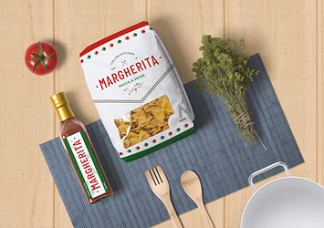 Italian Food Delivery Kitchen Mockup Pack