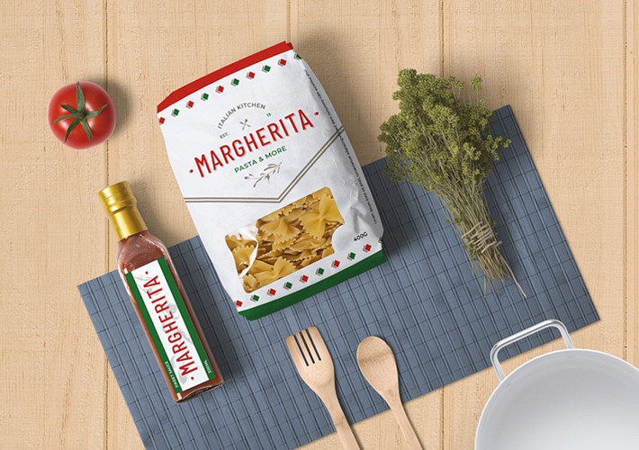 Italian Food Delivery Kitchen Mockup Pack