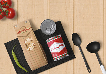 Italian Food Delivery Kitchen Mockup Pack