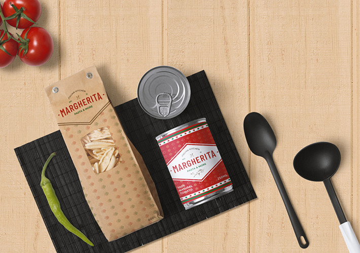 Italian Food Delivery Kitchen Mockup Pack