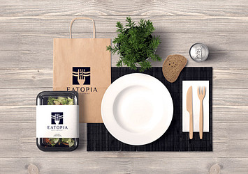 Cafe Branding and Packaging Mockups