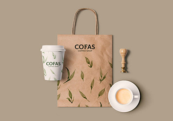 Cafe Branding and Packaging Mockups