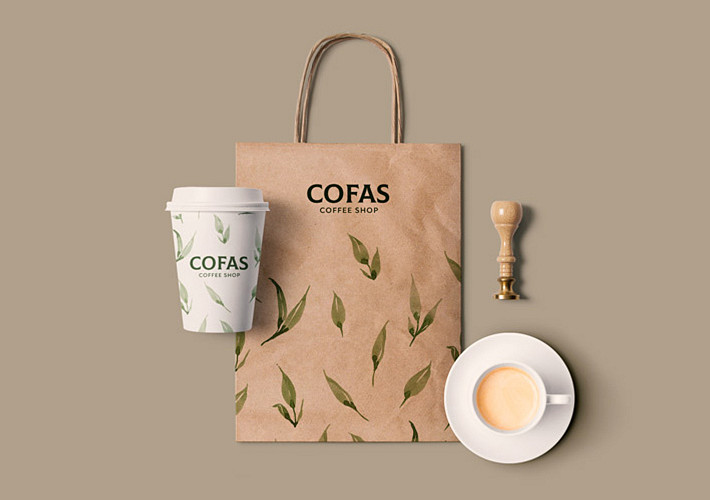 Cafe Branding and Packaging Mockups