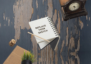 Books and Sketchbooks in the Air 