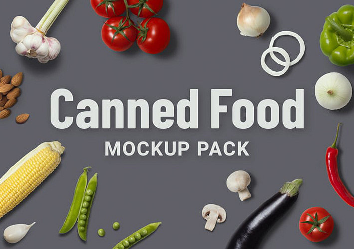 Canned Food Mockup Pack