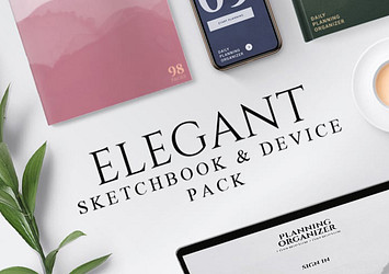 Elegant Sketchbook and Device Pack