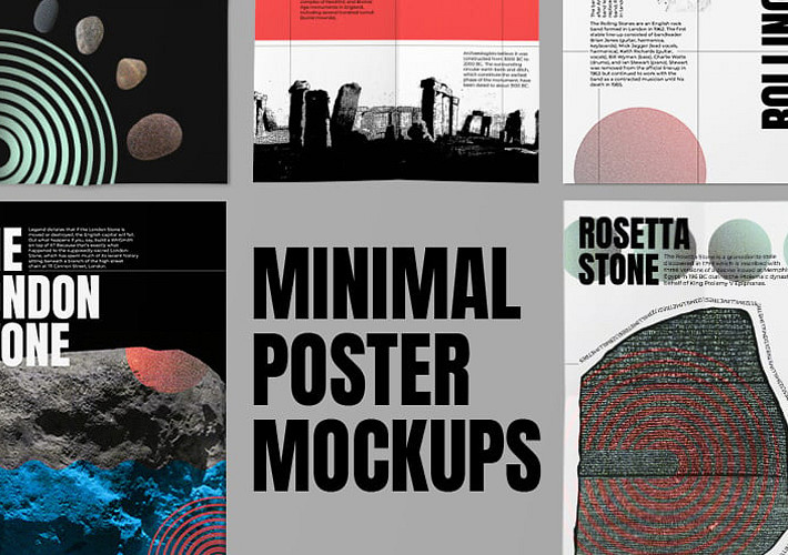 Minimal Poster Mockups