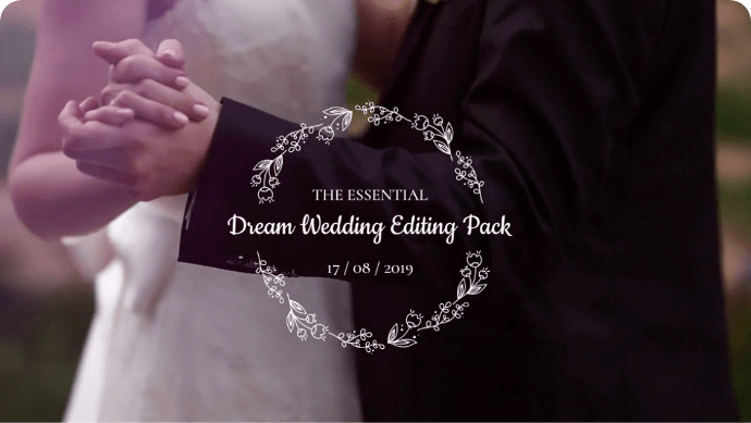 wedding clip template