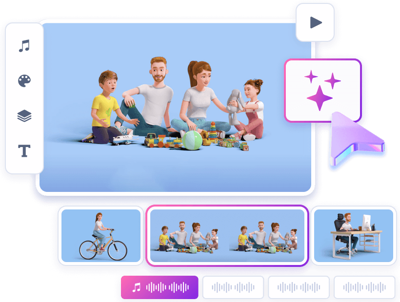 User-friendly interface of the AI Animation Generator