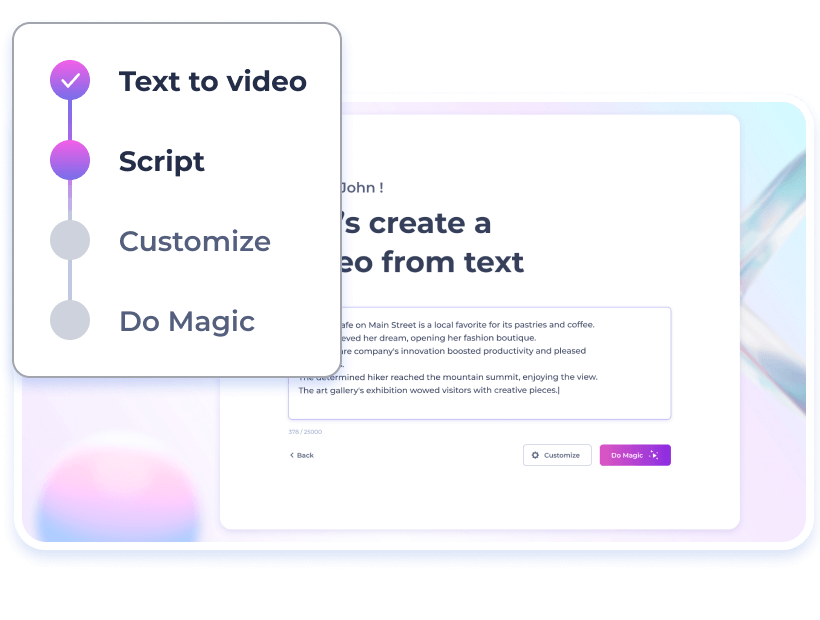 AI-Powered Animation Maker
