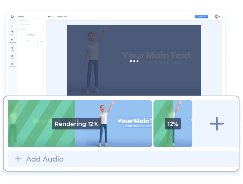 Real-time preview of AI-generated animations